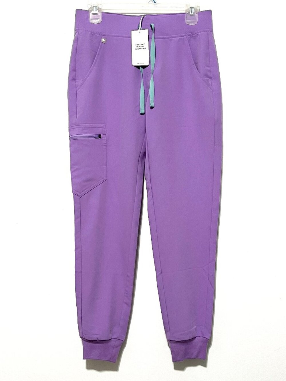 Figs Womens Zamora Jogger Scrub Pant XS Purple Cargo Technical Collection NWT
